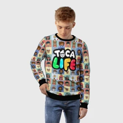 Детский свитшот 3D Toca Boca characters Тока бока персонажи - фото 2