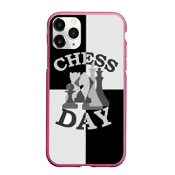 Чехол для iPhone 11 Pro Max матовый Шахматный День