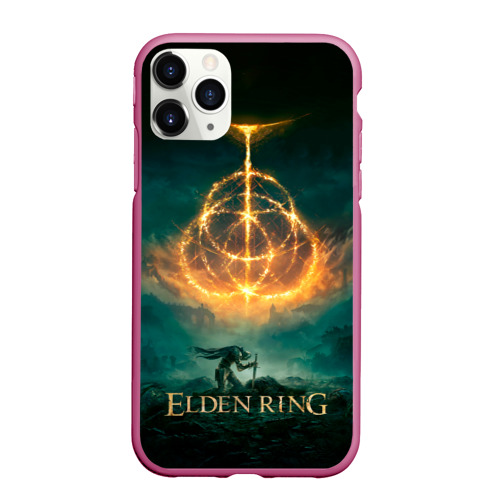 Чехол для iPhone 11 Pro Max матовый Elden Ring Game Art, цвет малиновый