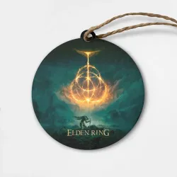 Деревянная игрушка круг Elden Ring Game Art