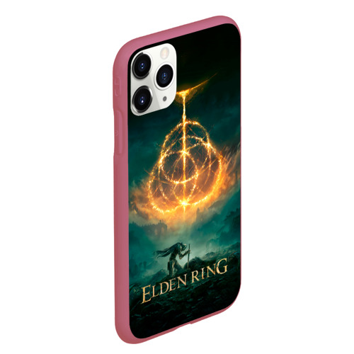 Чехол для iPhone 11 Pro Max матовый Elden Ring Game Art, цвет малиновый - фото 3