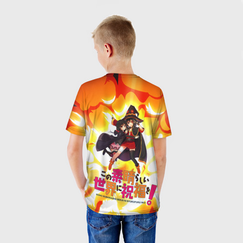 Детская футболка 3D Mеgumin, цвет 3D печать - фото 4