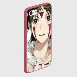 Чехол для iPhone 5/5S матовый Princеss Mononoke - фото 2