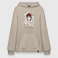 Худи SuperOversize хлопок Princеss Mononoke