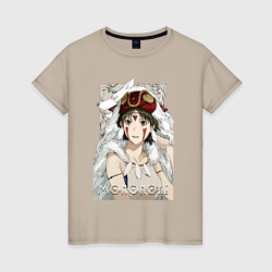 Женская футболка хлопок Princеss Mononoke