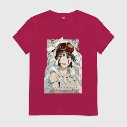 Женская футболка хлопок Princеss Mononoke