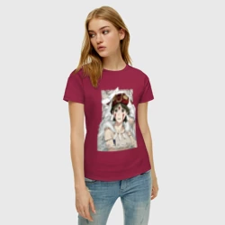 Женская футболка хлопок Princеss Mononoke - фото 2