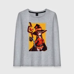 Женский лонгслив хлопок Коносуба - Мегумин 