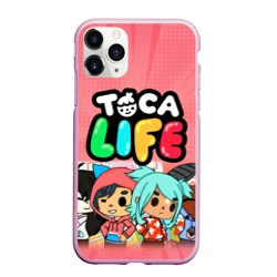 Чехол для iPhone 11 Pro Max матовый Toca Boca | Тока бока персонажи игры