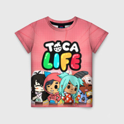 Детская футболка 3D Toca Boca | Тока бока персонажи игры