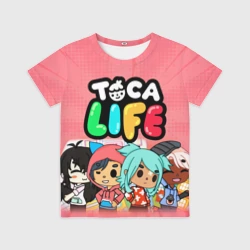 Детская футболка 3D Toca Boca | Тока бока персонажи игры
