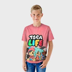 Детская футболка 3D Toca Boca | Тока бока персонажи игры - фото 2