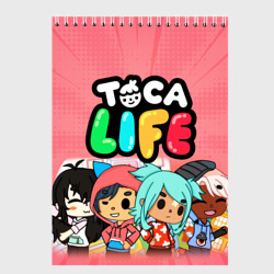 Скетчбук Toca Boca Тока бока персонажи игры