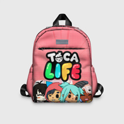 Детский рюкзак 3D Toca Boca Тока бока персонажи игры