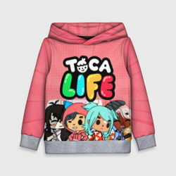 Детская толстовка 3D Toca Boca | Тока бока персонажи игры