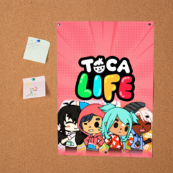 Постер Toca Boca Тока бока персонажи игры - фото 2