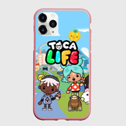Чехол для iPhone 11 Pro Max матовый Toca Boca Тока бока Рита, Зик, Нари, Леон