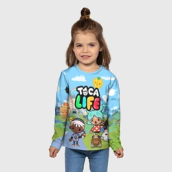 Детский лонгслив 3D Toca Boca Тока бока Рита, Зик, Нари, Леон - фото 2