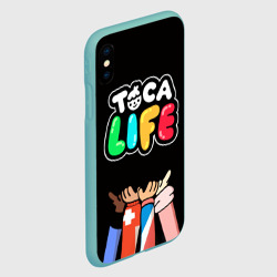 Чехол для iPhone XS Max матовый Toca Boca Тока бока дружба - фото 2