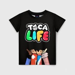 Детская футболка 3D Toca Boca Тока бока дружба