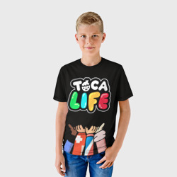 Детская футболка 3D Toca Boca Тока бока дружба - фото 2