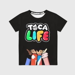 Детская футболка 3D Toca Boca Тока бока дружба