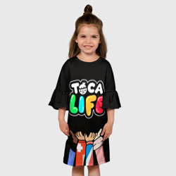 Детское платье 3D Toca Boca Тока бока дружба - фото 2