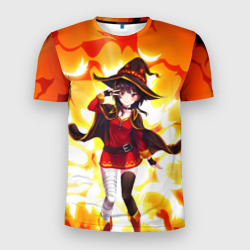 Мужская футболка 3D Slim MeguminKonoSuba