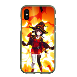 Чехол для iPhone XS Max матовый MeguminKonoSuba