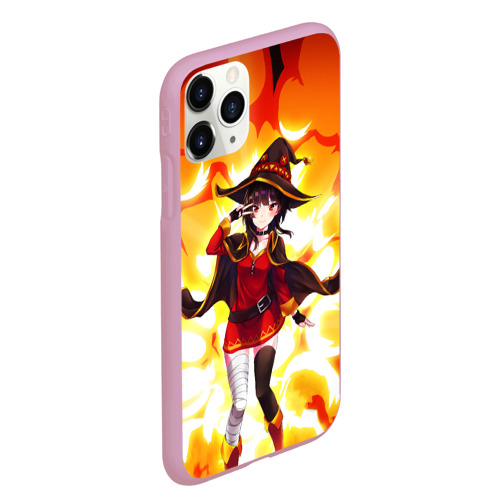 Чехол для iPhone 11 Pro Max матовый MeguminKonoSuba, цвет розовый - фото 3