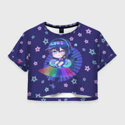 Женская футболка Crop-top 3D Dj Luni
