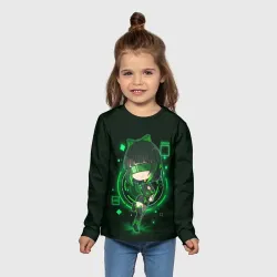 Детский лонгслив 3D Clover Gacha Club - фото 2