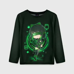 Детский лонгслив 3D Clover Gacha Club
