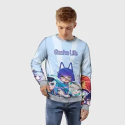 Детский свитшот 3D Gacha Club Character - фото 2