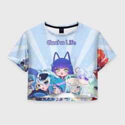 Женская футболка Crop-top 3D Gacha Club Character