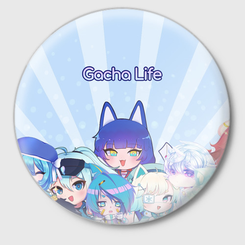 Значок Gacha Club Character - купить. Принт: Компьютерные игры. Арт 3022627