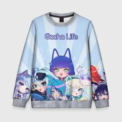 Детский свитшот 3D Gacha Club Character