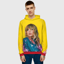 Мужская толстовка 3D Красотка Тейлор - фото 2