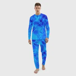 Мужской костюм для дома 3D Ice under water texture - фото 2