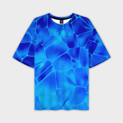 Мужская футболка oversize 3D Ice Under Water