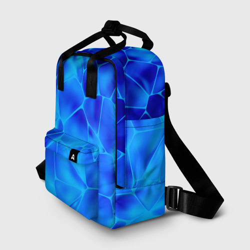 Женский рюкзак 3D с принтом Ice Under Water, фото на моделе #1