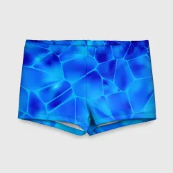Детские купальные плавки 3D Ice under water texture