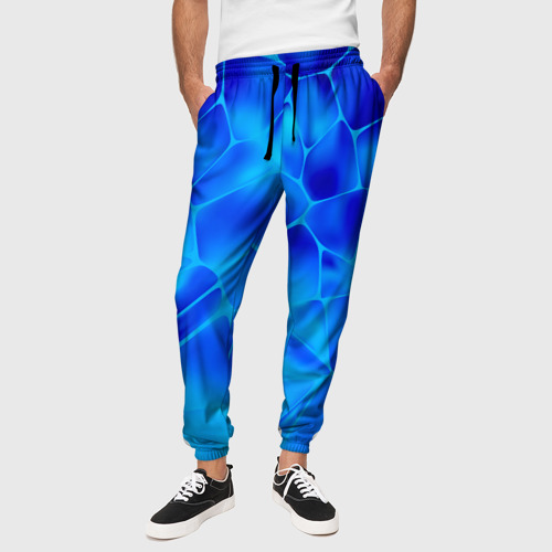 Мужские брюки 3D Ice Under Water, цвет 3D печать - фото 4