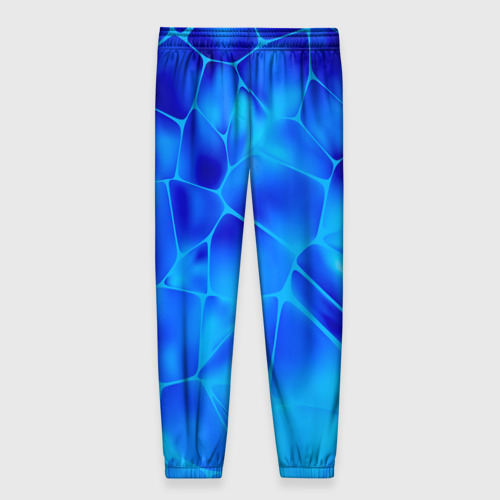 Женские брюки 3D с принтом Ice Under Water, вид сзади #1