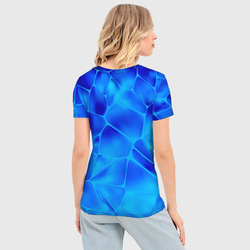 Женская футболка 3D Slim Ice Under Water, цвет 3D печать - фото 4