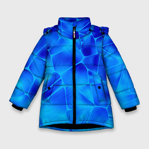 Зимняя куртка для девочек 3D Ice Under Water, цвет черный