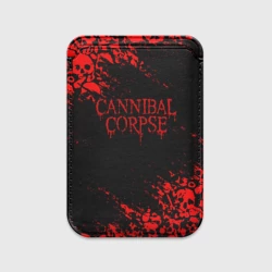 Картхолдер Magsafe магнитный Cannibal Corpse красные черепа