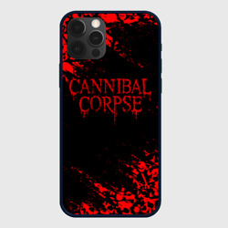 Чехол для iPhone 12 Pro Cannibal Corpse красные черепа