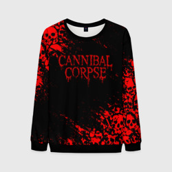 Мужской свитшот 3D Cannibal Corpse красные черепа