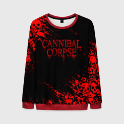 Мужской свитшот 3D Cannibal Corpse красные черепа